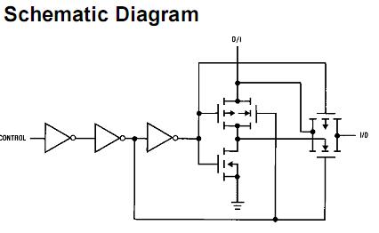 MM74HC4066MX schematic diagram