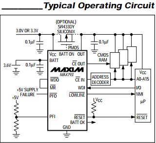 MAX793ESE Circuit