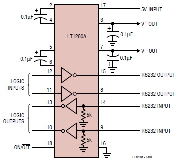  LT1281ACSW#TR pin connection
