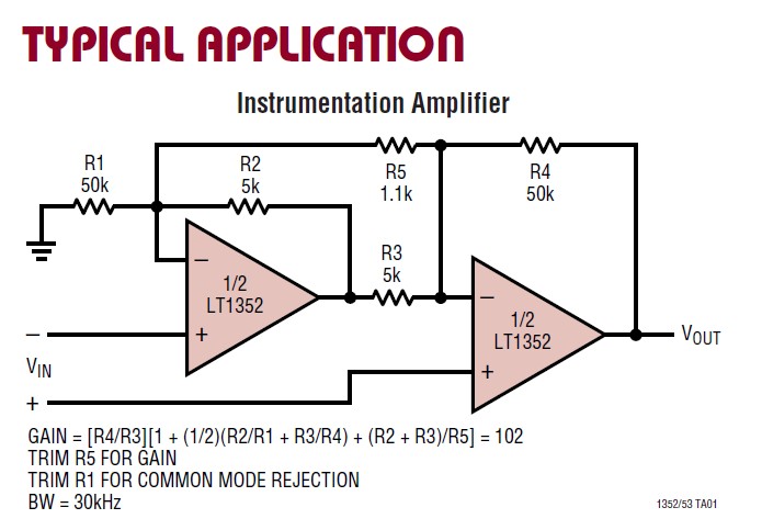  LT1352IS8#TR pin connection