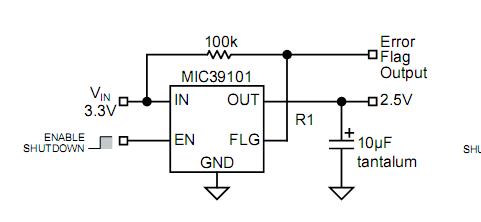 MIC39101-5.0YM Circuit