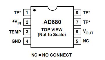 AD680JT Connection Diagram