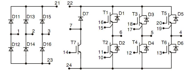 MUBW15-12A7 block diagram