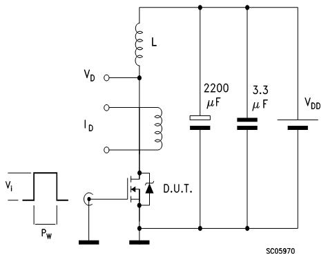 STB20NK50Z Test Circuit