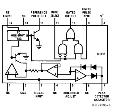 LM1815 pin connection