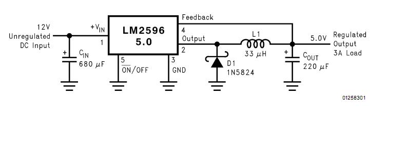 LM2596T-3.3 Circuit