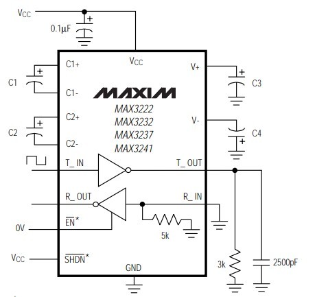 MAX3232ESE block diagram