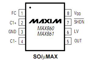 MAX860ISA Pin Configuration