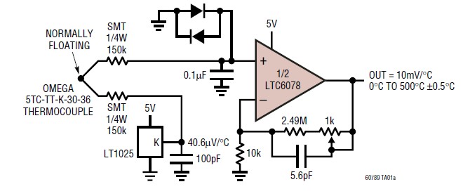 LTC6078ACMS8#TR pin connection