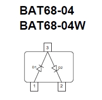 BAT68-04 Pin Configuration