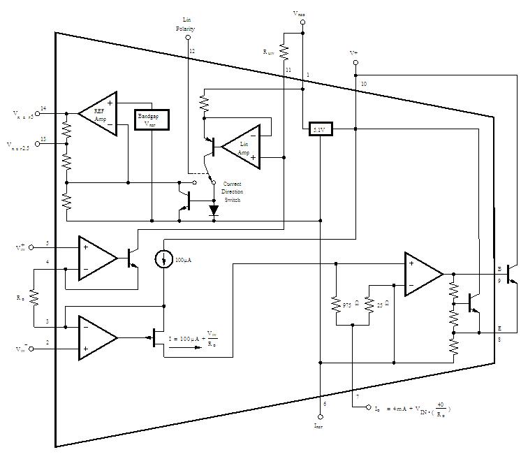 XTR106P block diagram