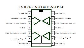 TSH74CD block diagram