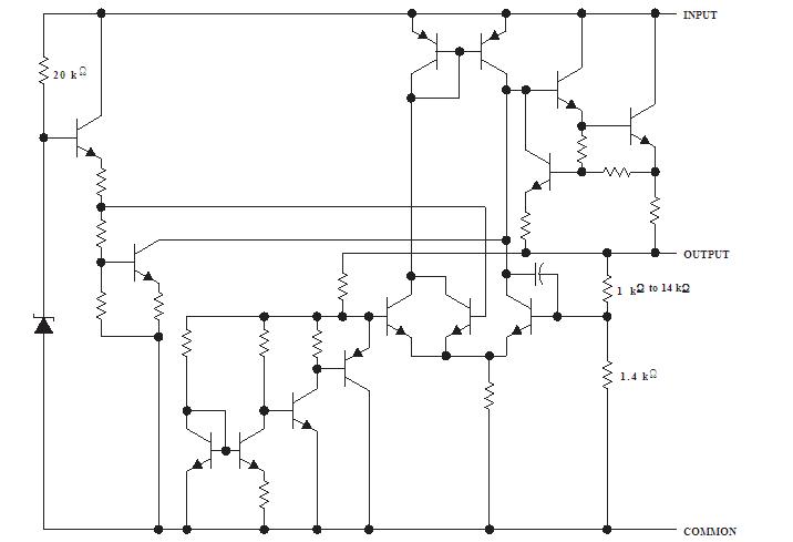 UA78L05CD block diagram