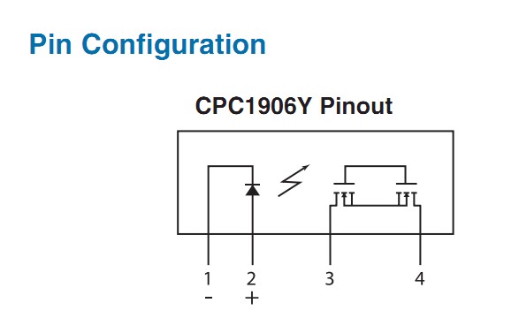 CPC1906Y Pin Configuration