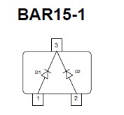 BAR15-1E6327 Pin Configuration