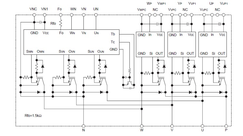 PM30CMA060-1 pin connection