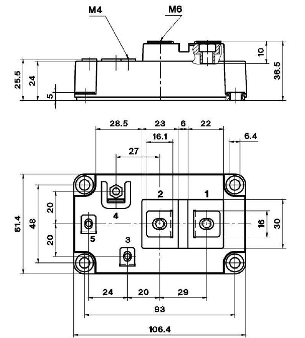 SKM400GA124D block diagram