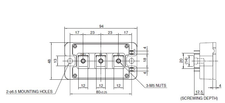 CM150DY-24A CIRCUIT DIAGRAM
