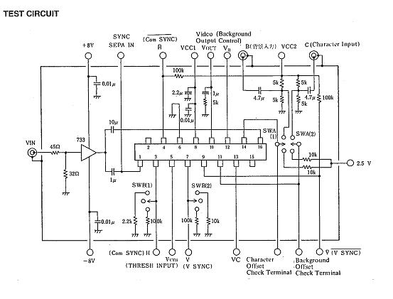 NJM2207 Test Circuit