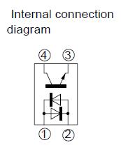 PC814 pin connection