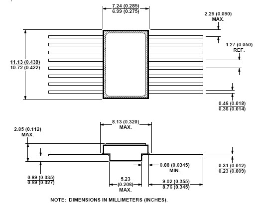 6N140 dimension