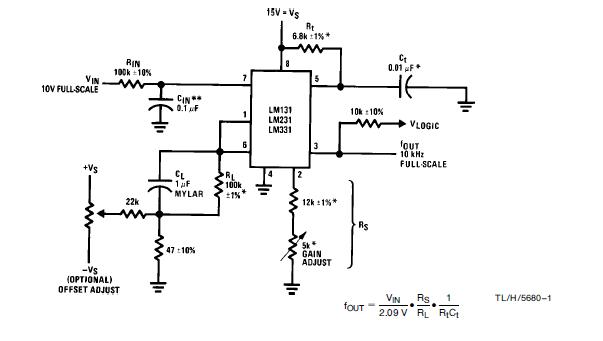 LM131AH-883 Typical Applications