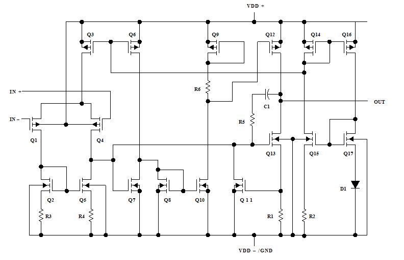 TLC2252CP equivalent schematic 
