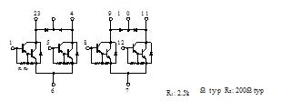 SLA4061 Equivalent circuit diagram