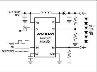MAX1554ETA+T block diagram