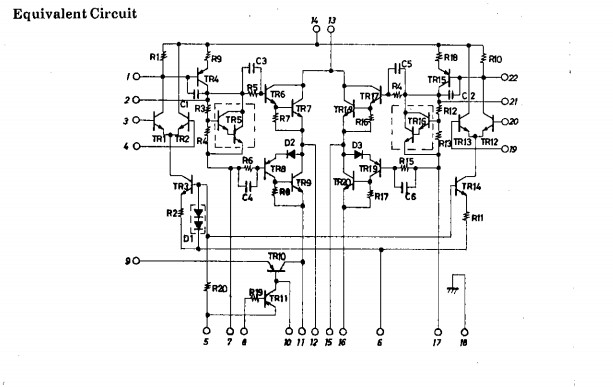 STK4231II equivalent circuit