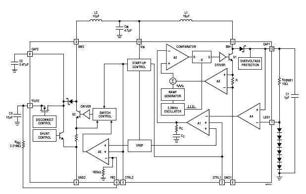 LT3591EDDB#PBF block diagram
