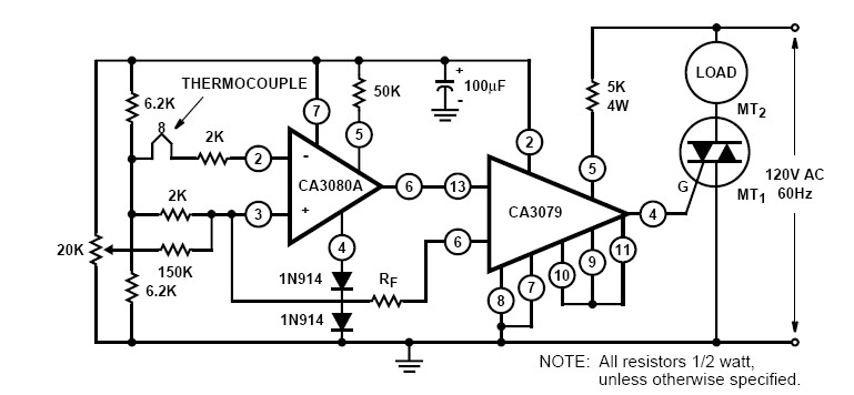 CA3080M96 block diagram