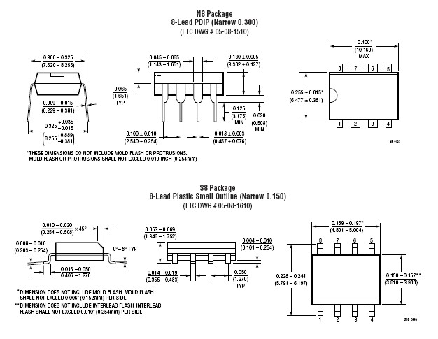 LT1785CS8#PBF dimension