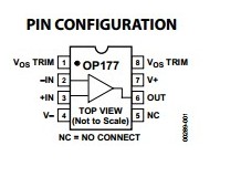  OP177GS pin connection