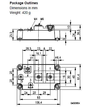 BSM200GA120DN2FS-E3256 block diagram