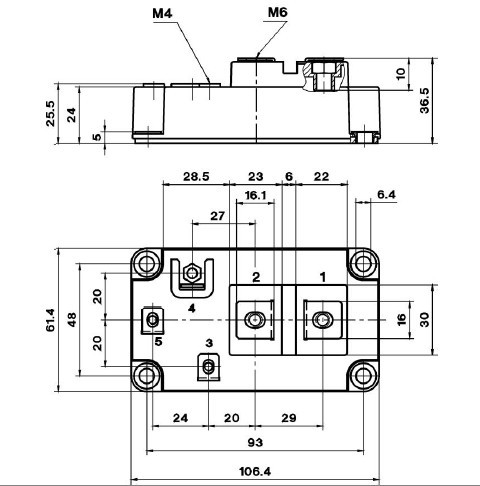 SKM500GA124DH6 block diagram