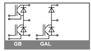 SKM145GAL124DN block diagram