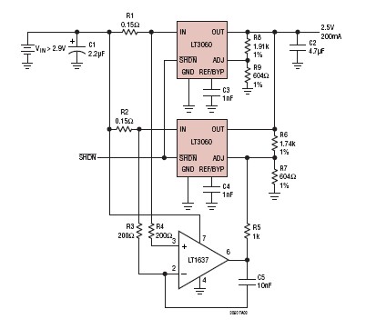 LT3060ETS8-1.2#TRPBF block diagram