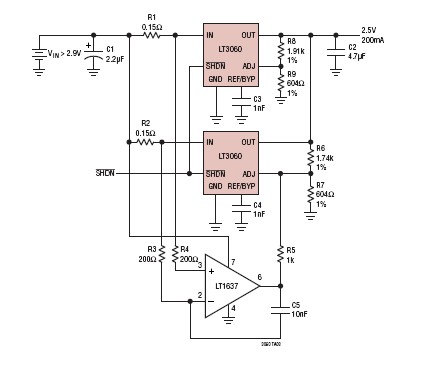 LT3060ETS8-1.8#TRPBF block diagram