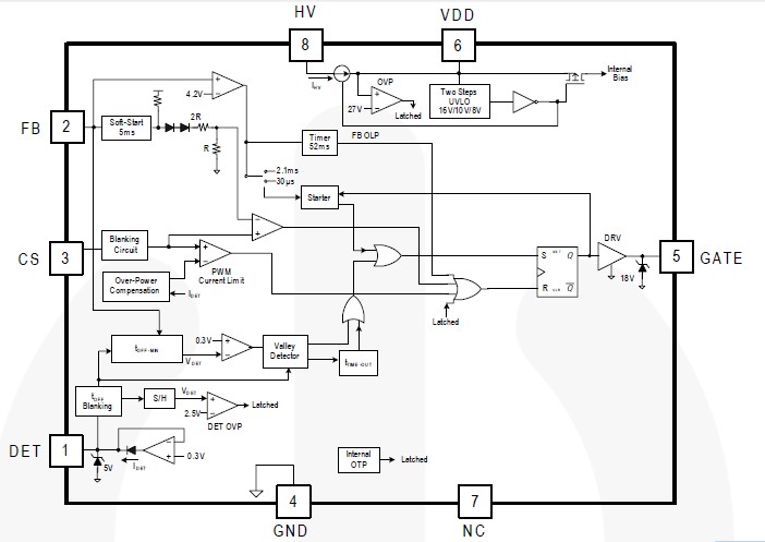 FAN6300AMY pin connection