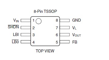 FAN4855MTCX pin connection