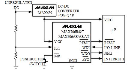 MAX706SCSA block diagram