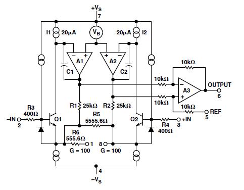 AD621AR pin connection