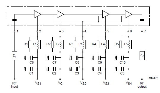 BGY113A pin connection