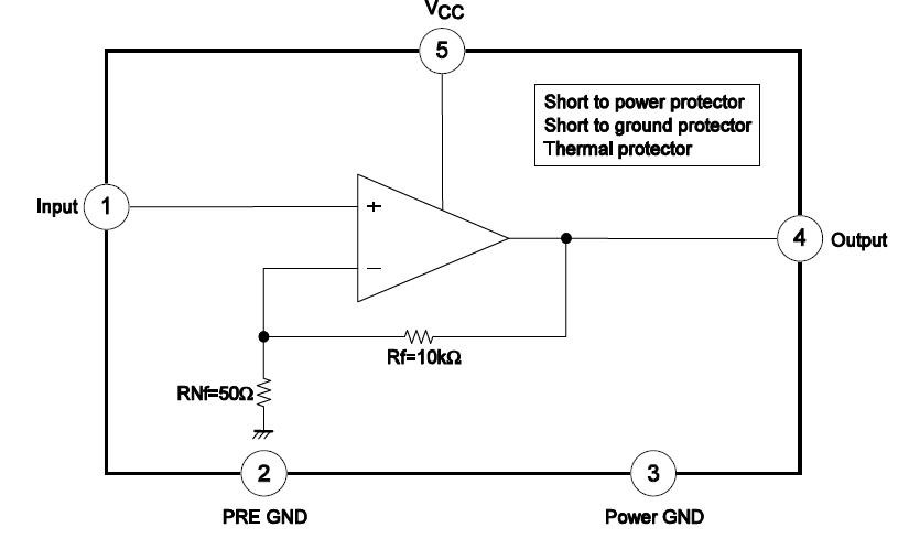 LA4225HK-E block diagram