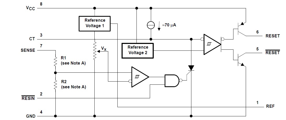TL7733BCDR pin connection