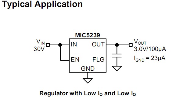 MIC5239-3.3YM pin connection