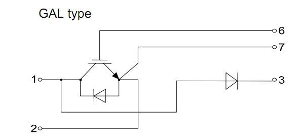 BSM75GAL120DN block diagram