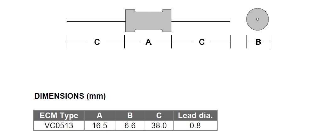 VC0528BRVC pin connection