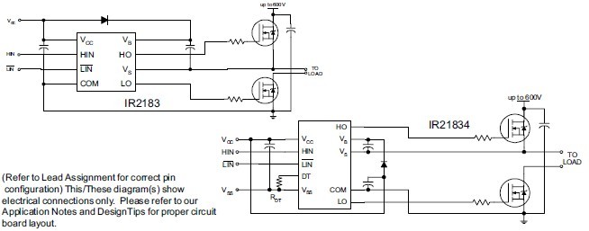 IR21834STR pin connection